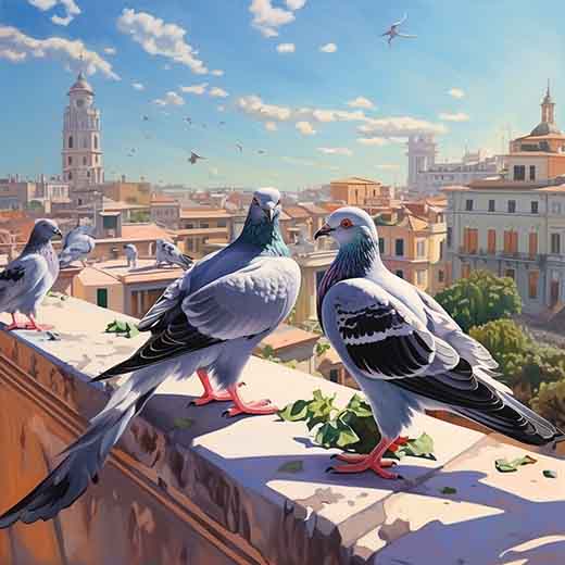 dream about pigeons