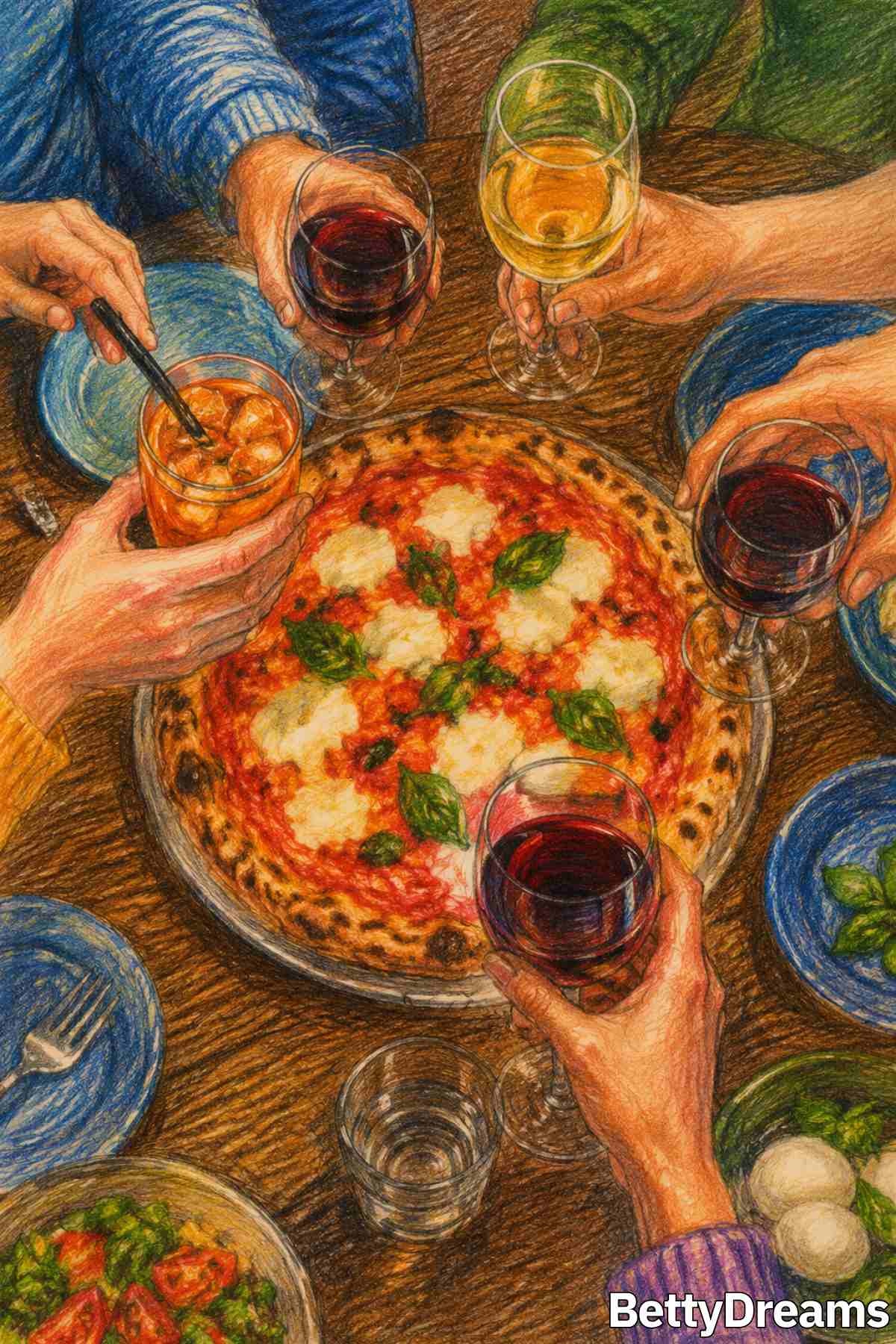 having a dream about pizza
