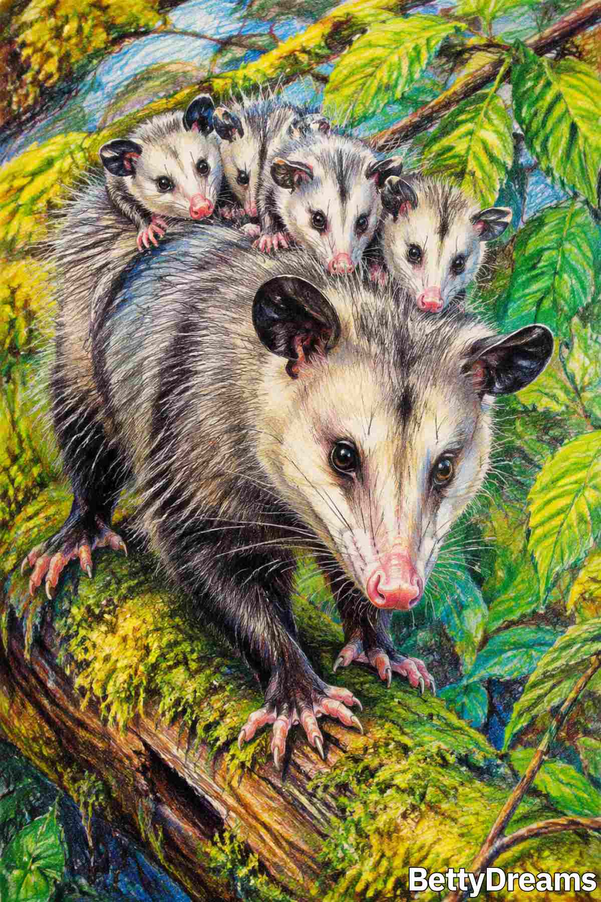 dreaming about a possum