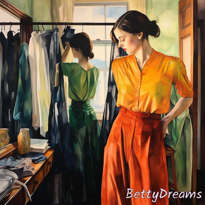 dream about putting on clothes