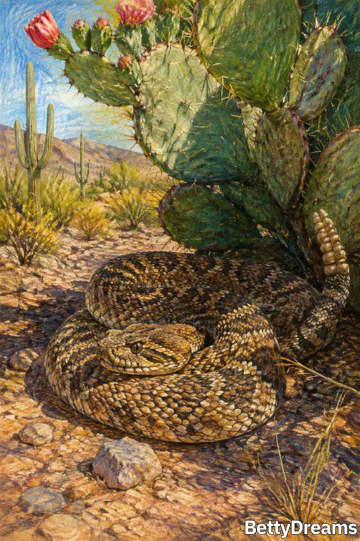 having a dream about a rattlesnake