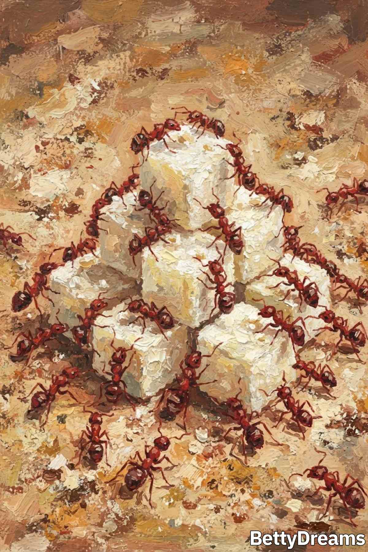 dreaming about red ants
