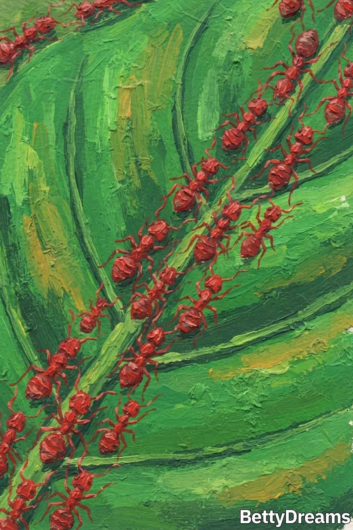 dream interpretation of red ants