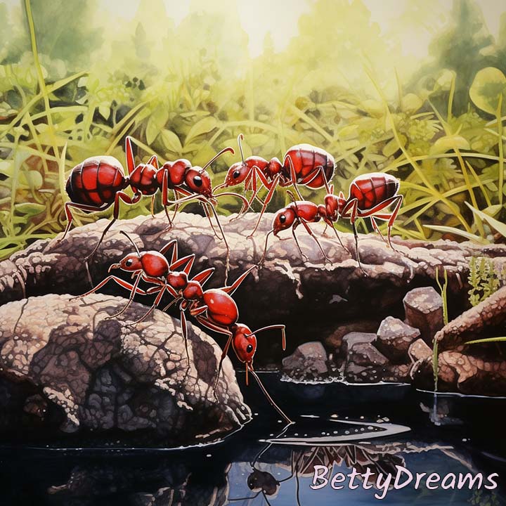 dream about red ants
