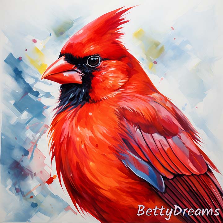 dream about red bird meaning