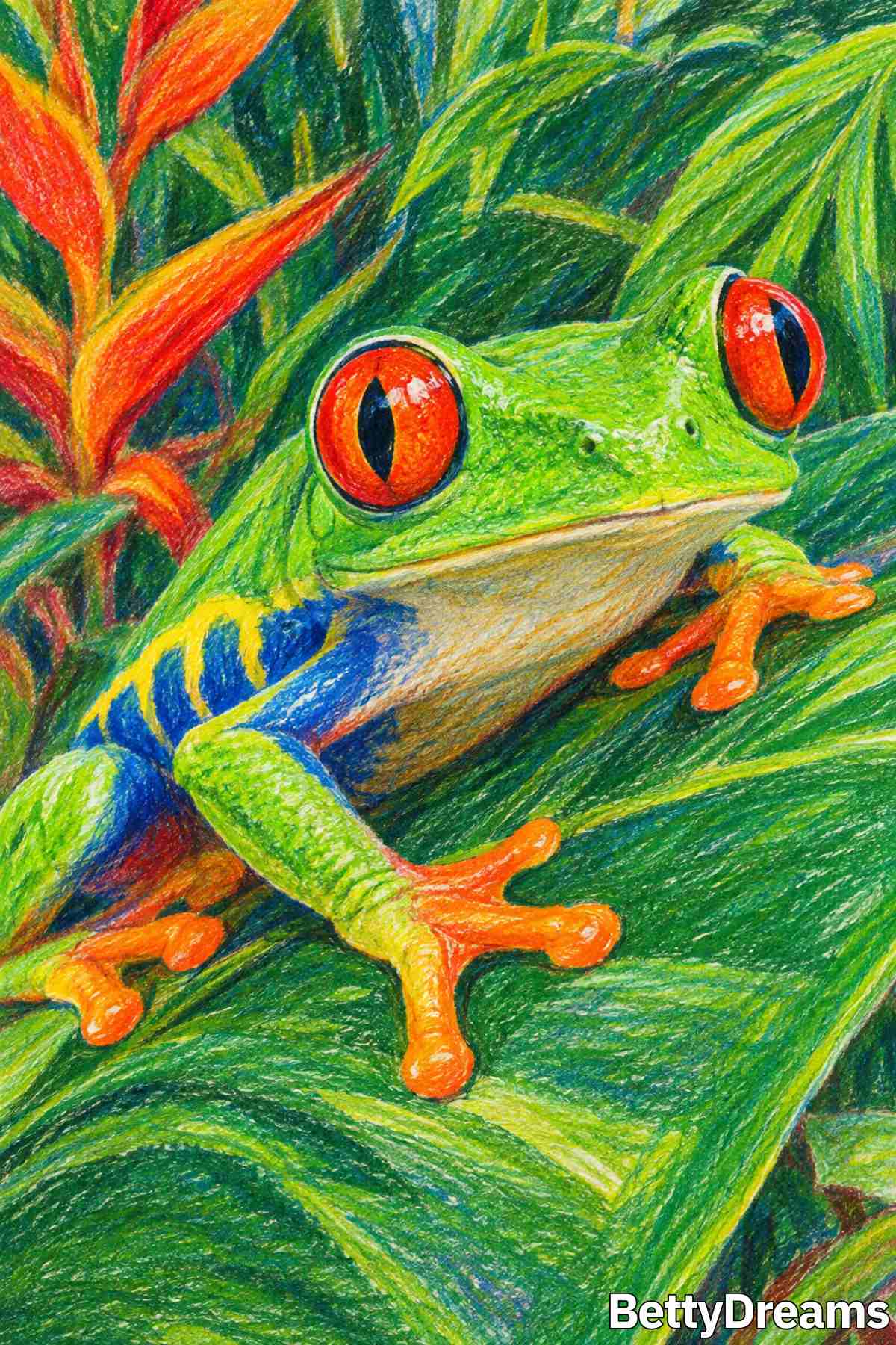 having a dream about red eyes