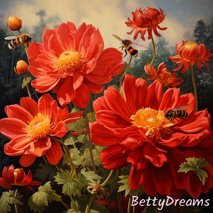 dream about red flowers 