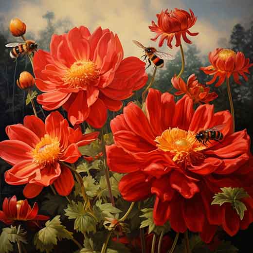 dream about red flowers