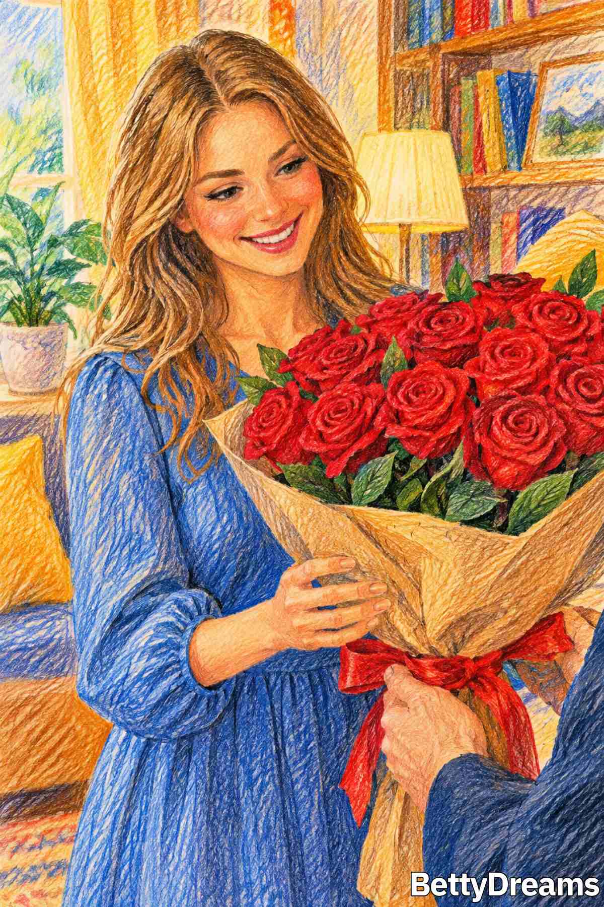 dream about red flowers