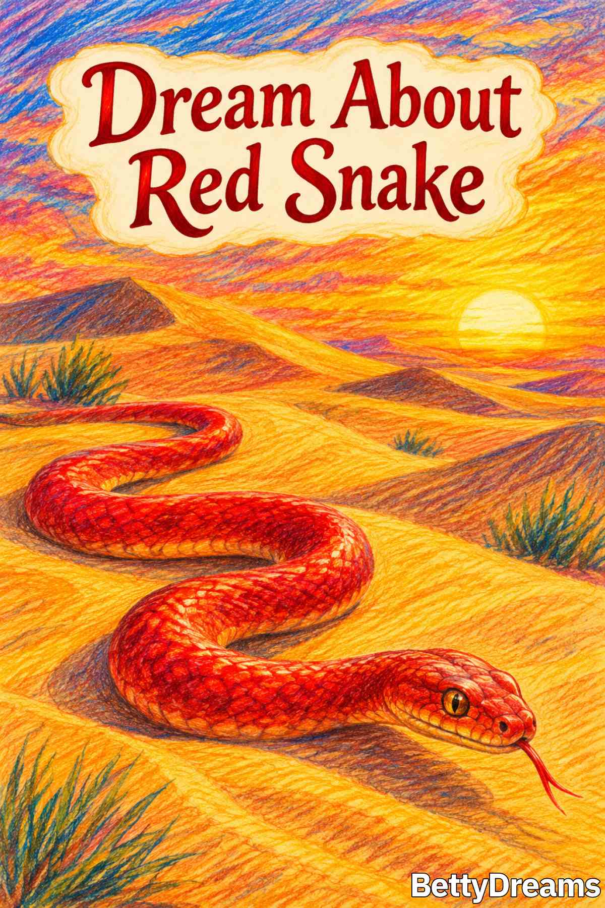 dreams about red snakes