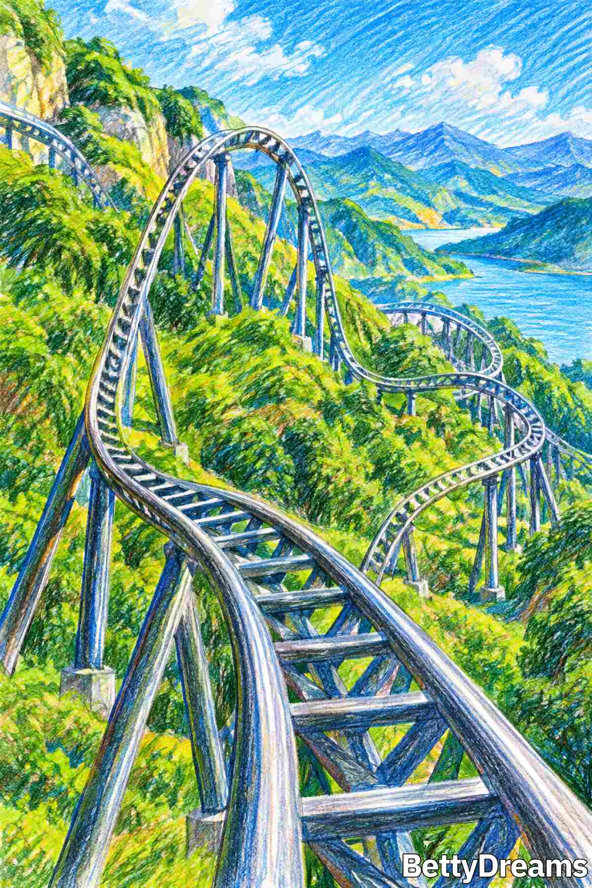 roller coaster in dream