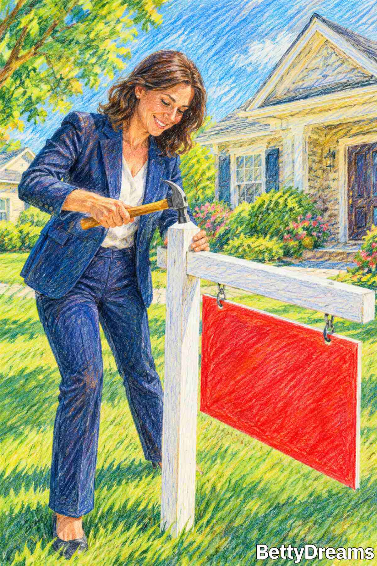 dreaming about selling a house