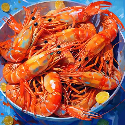 dream about shrimp