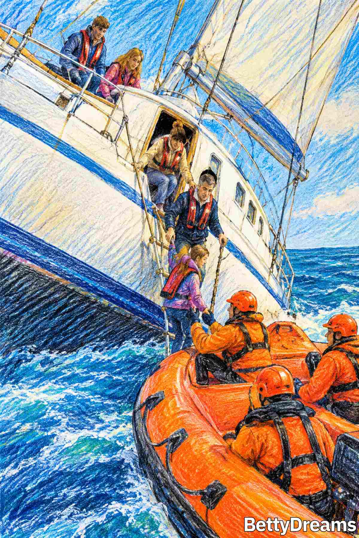 dream about sinking boat