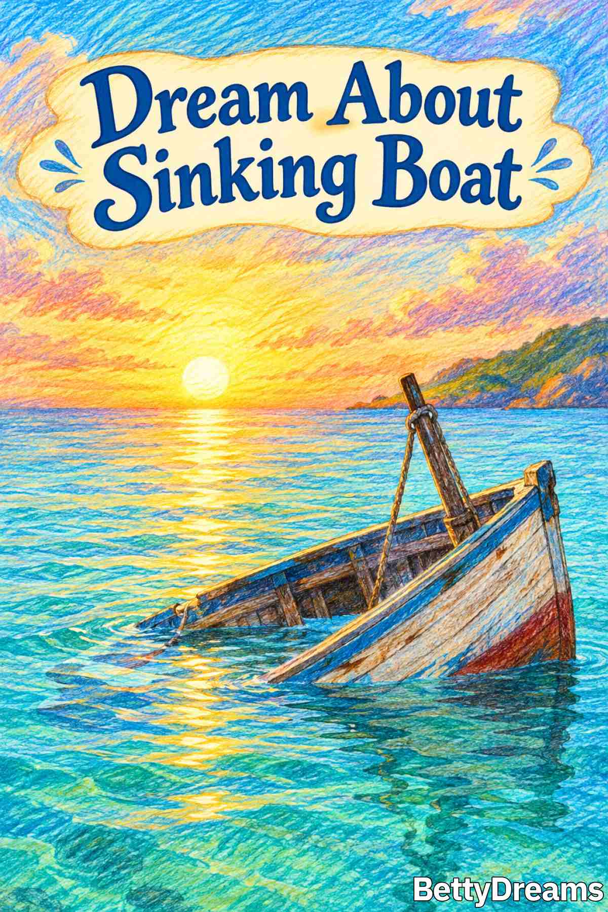 having a dream about a sinking boat