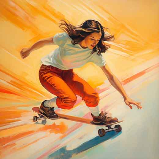 dream about skateboarding