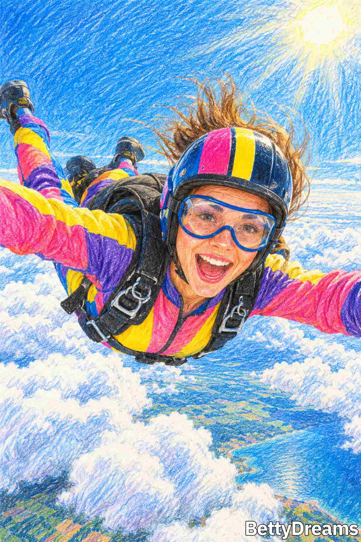 meaning of skydiving in a dream