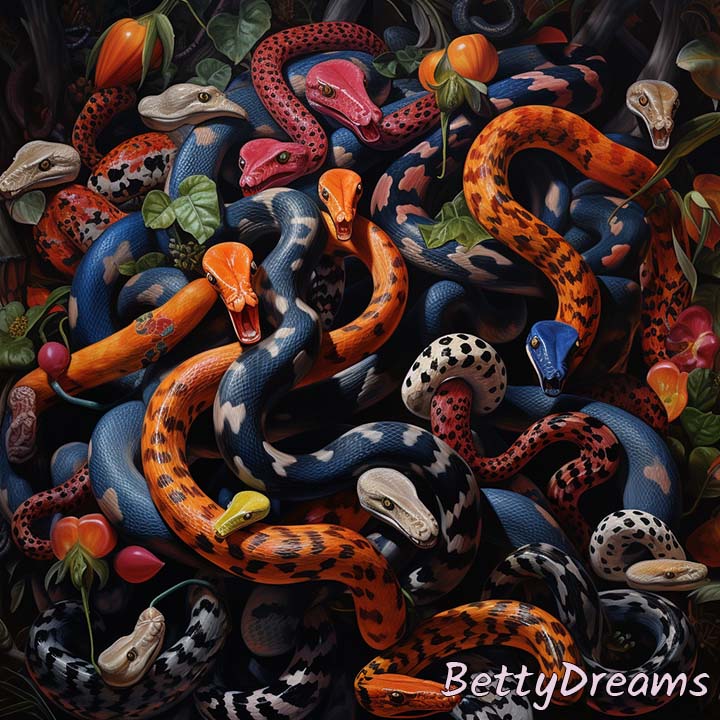 dream about small snakes 