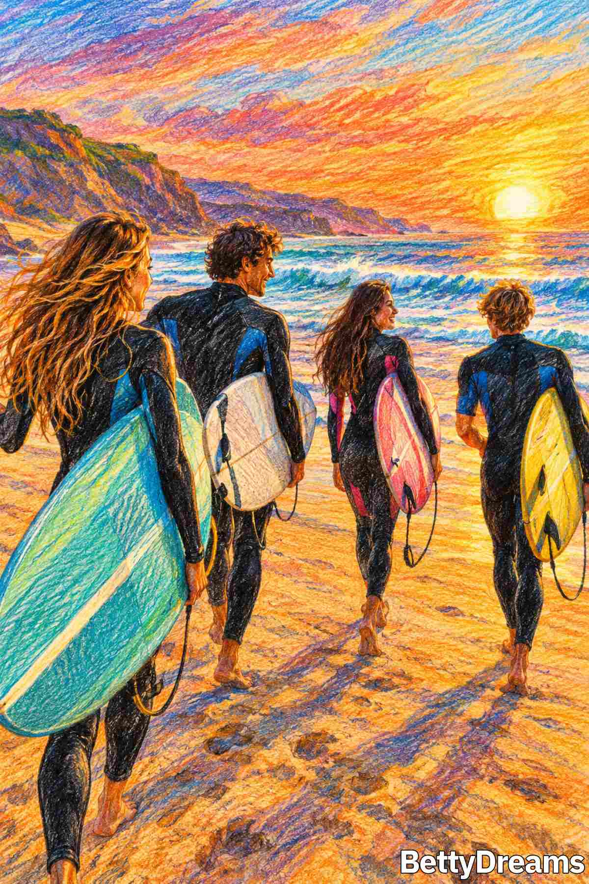 surfing in a dream