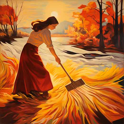 dream about sweeping