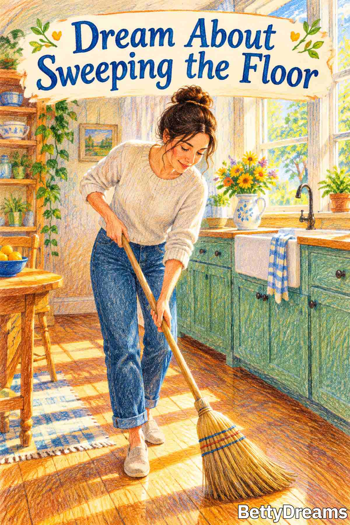 dream of sweeping floor meaning