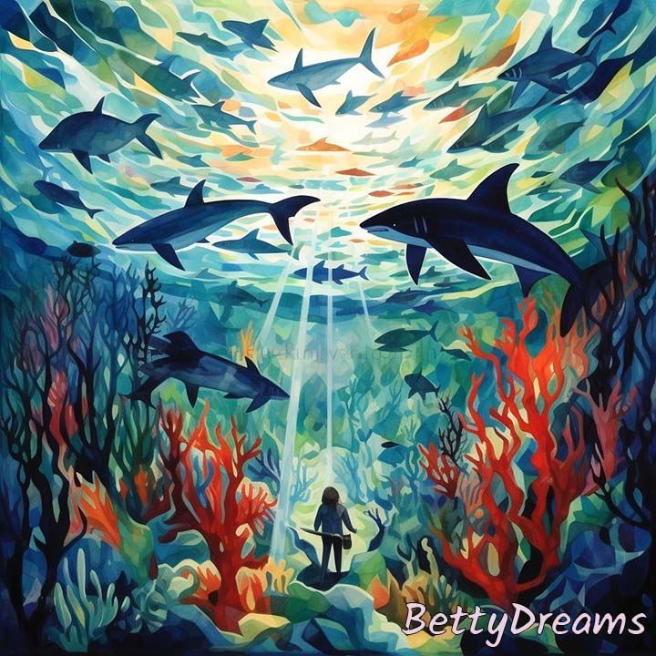 dream about swimming with sharks meaning