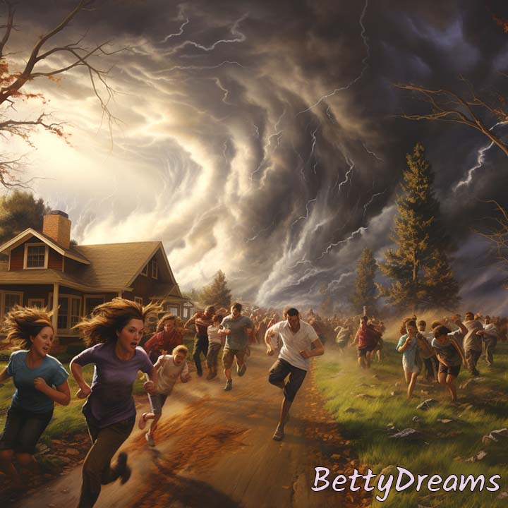 dream about taking shelter from tornado spiritual meaning