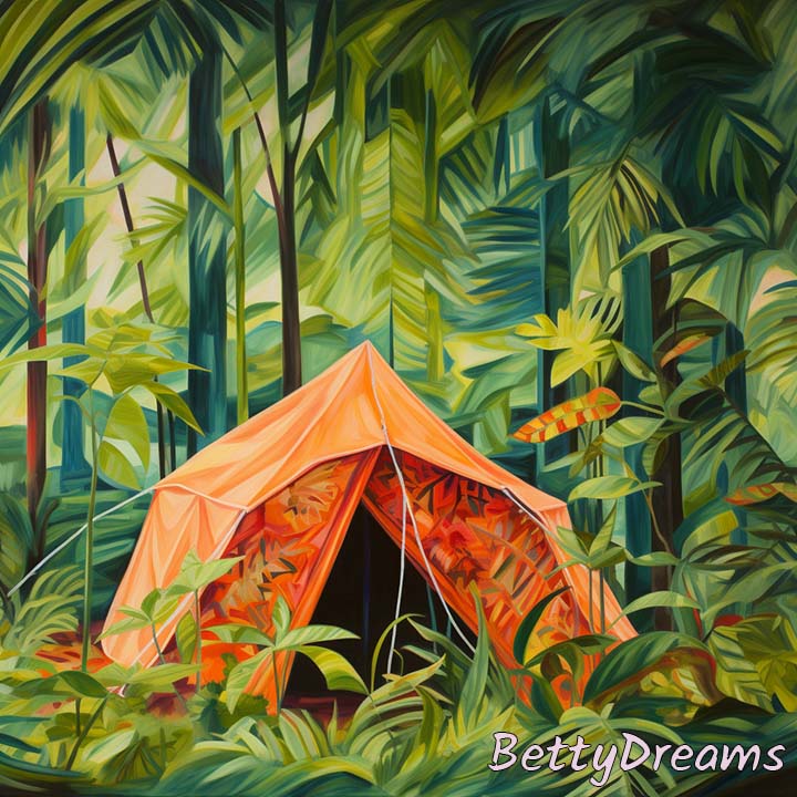 dream about tent meaning