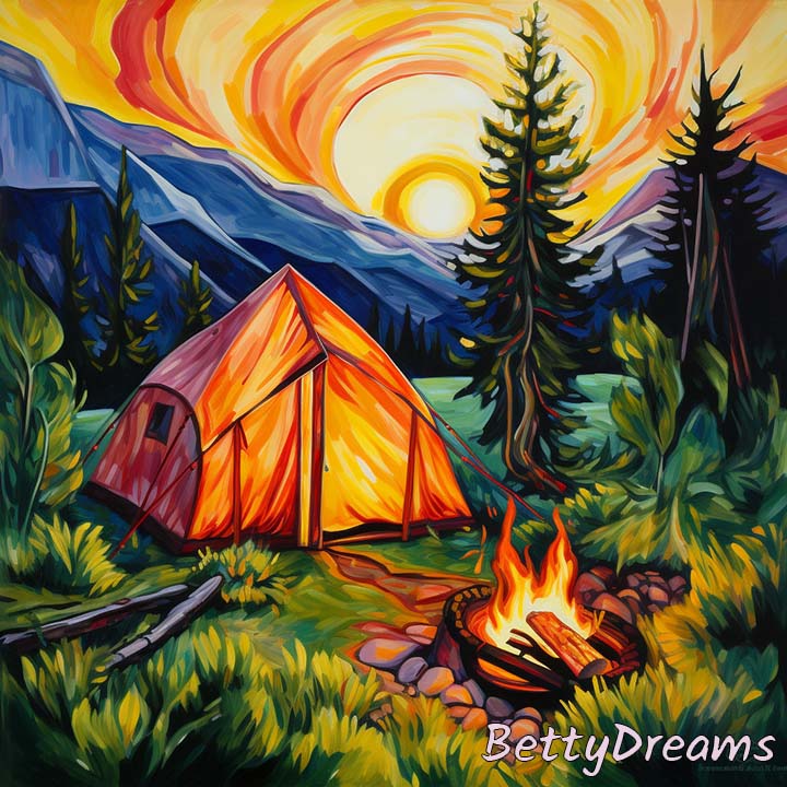 dream about tent