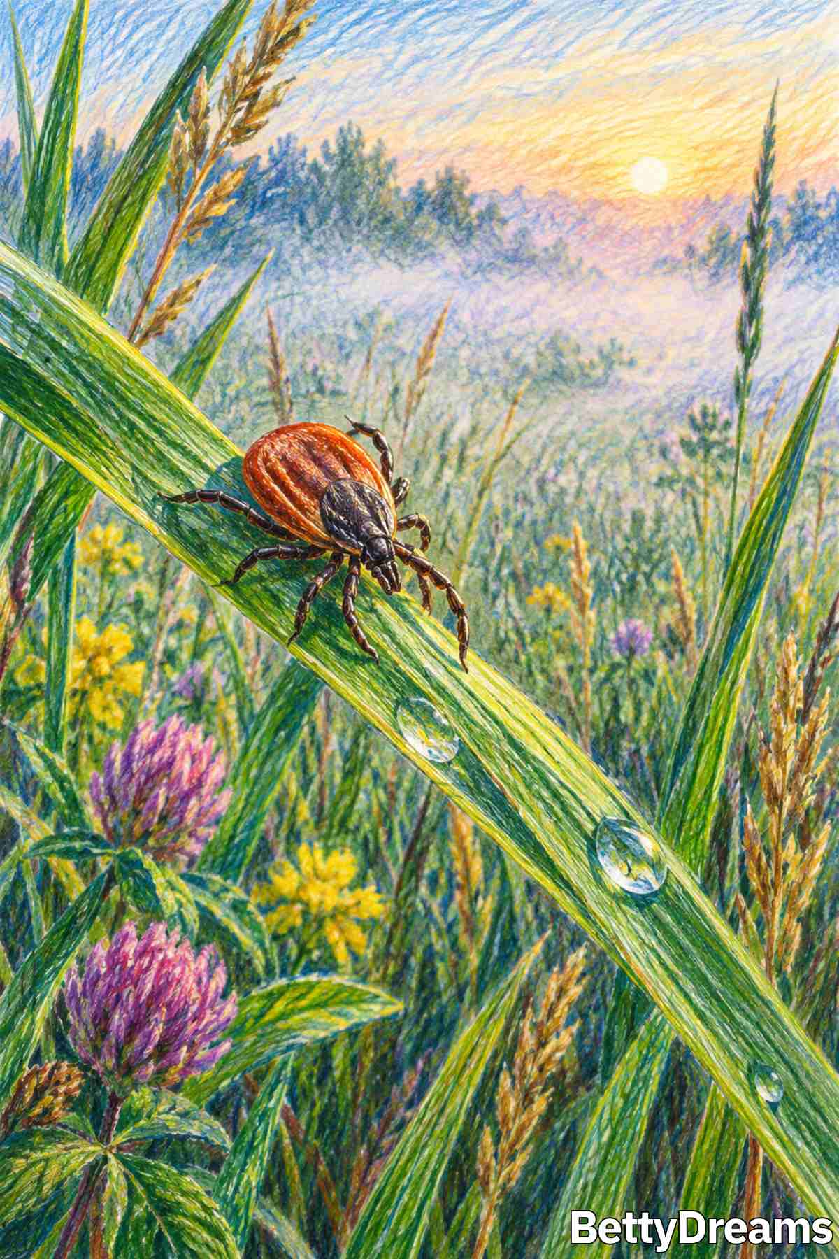 ticks in dream