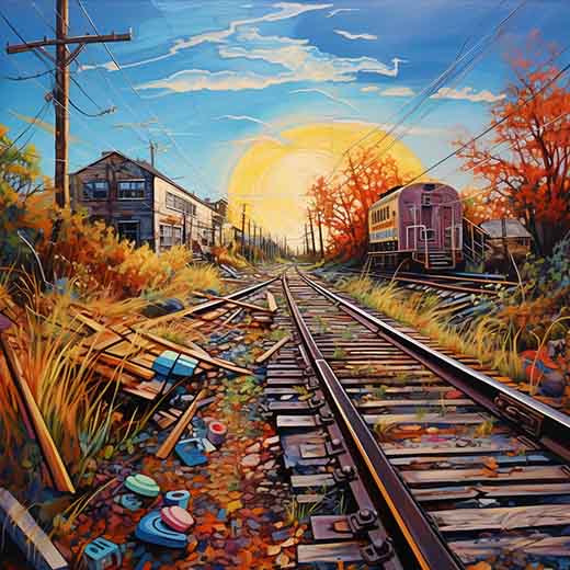 dream about train tracks