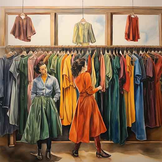 dream about trying on clothes