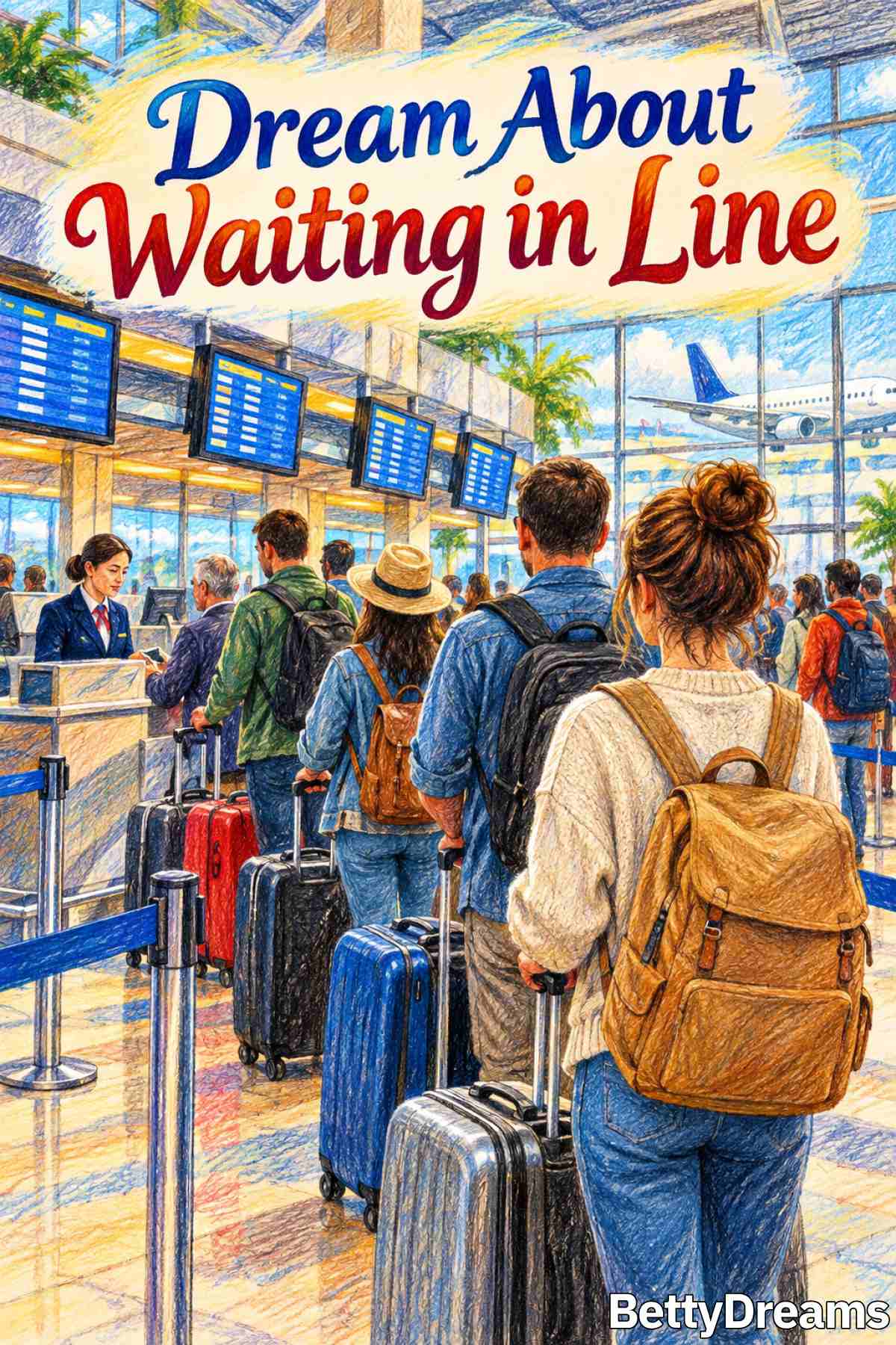 dreams about waiting in line