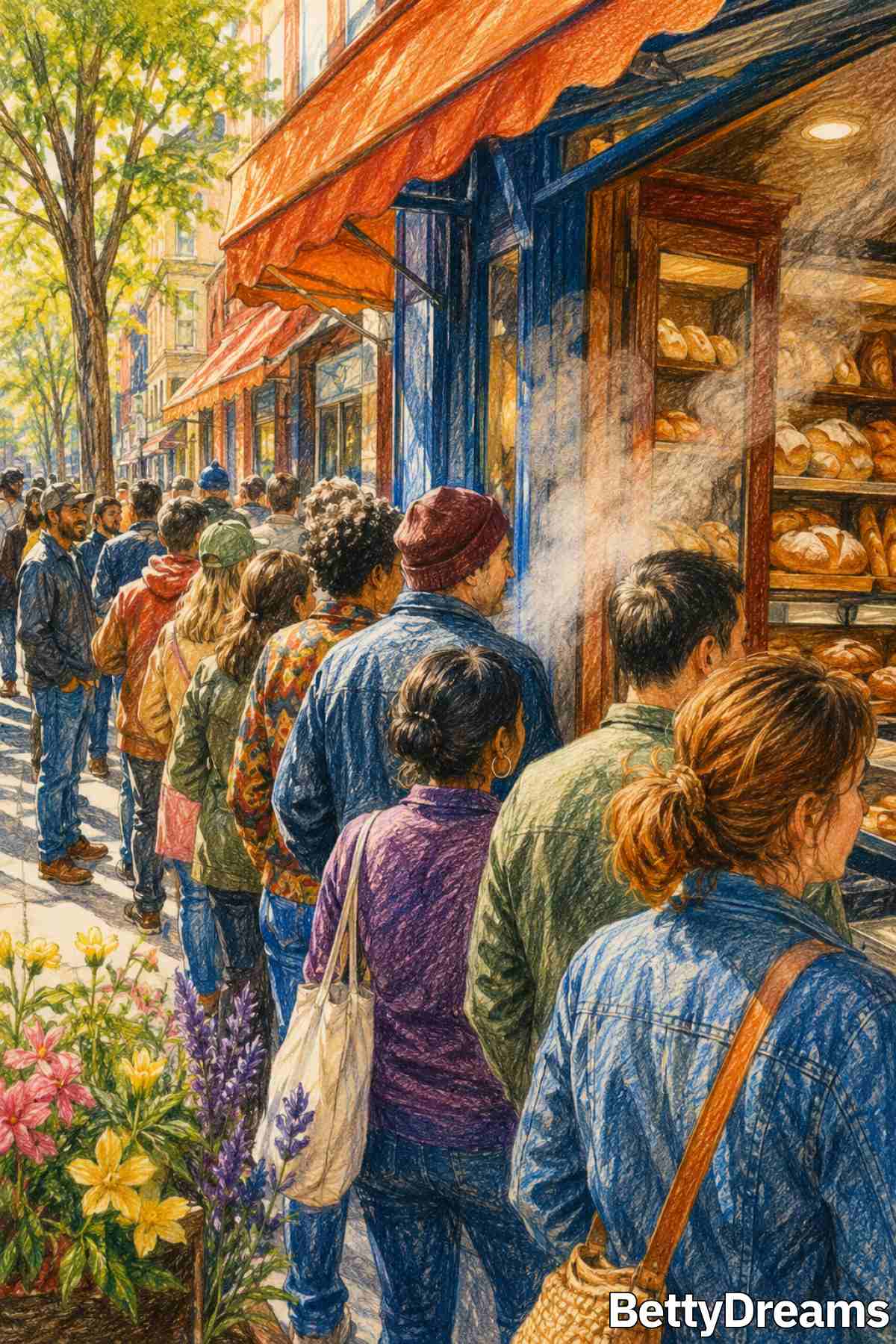 meaning of waiting in line in dream