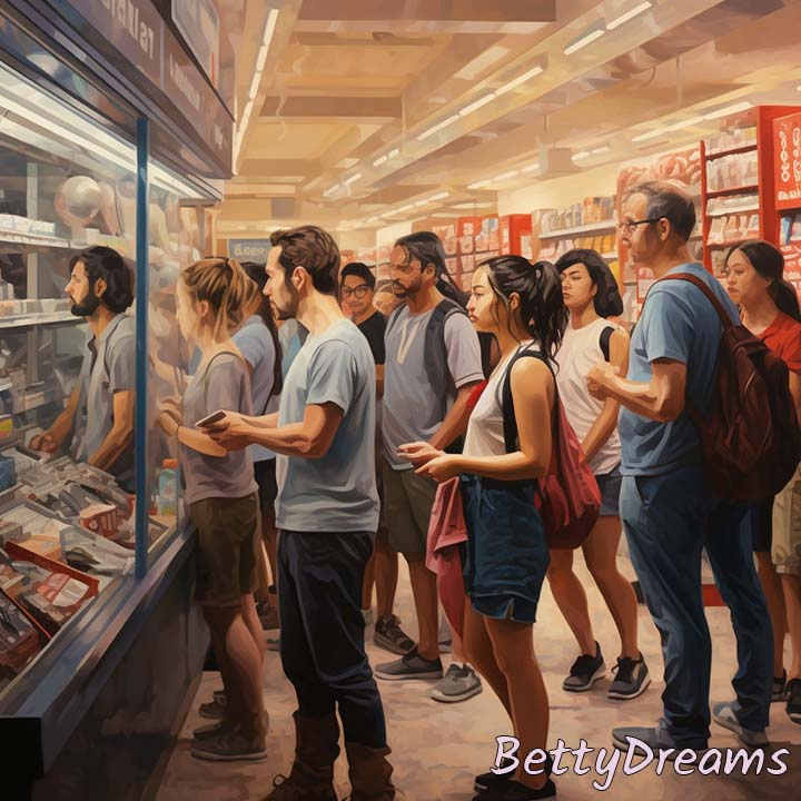 dream about waiting in long line