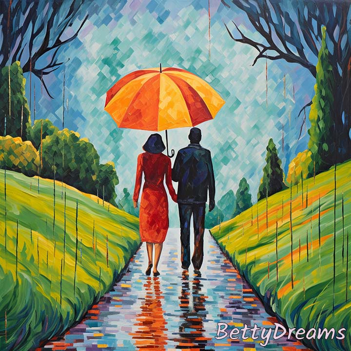 dream about walking in the rain meaning