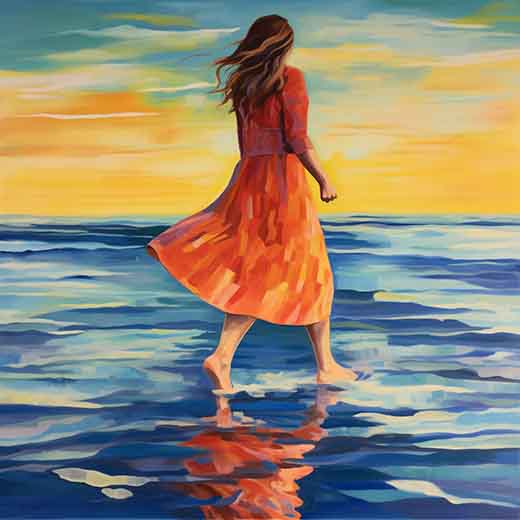dream about walking in water