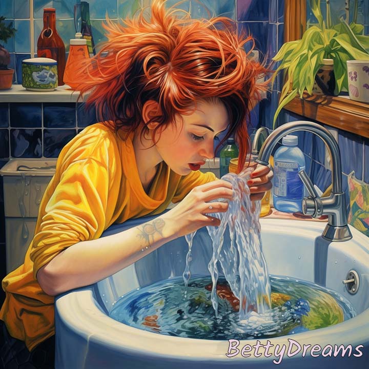 dream about washing hair