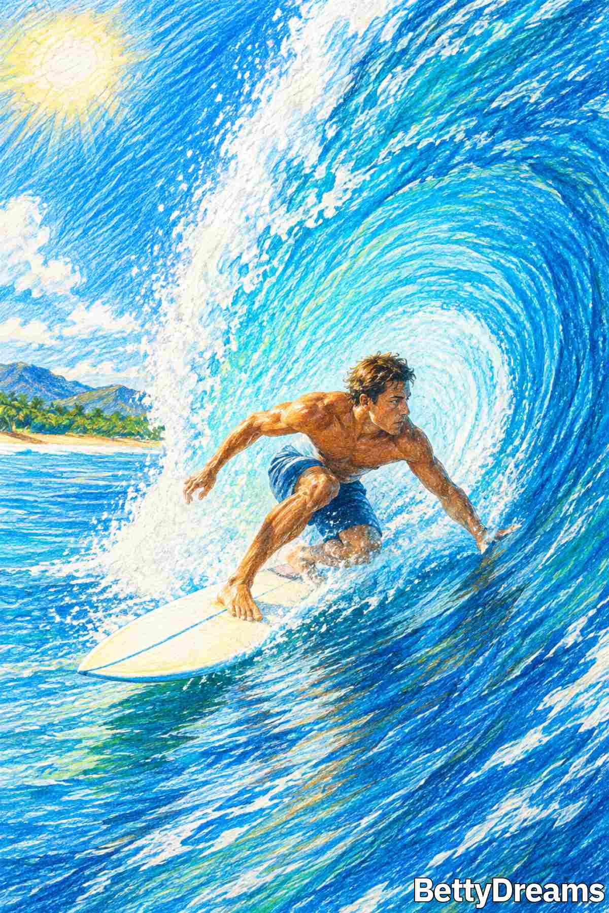 having a dream about waves