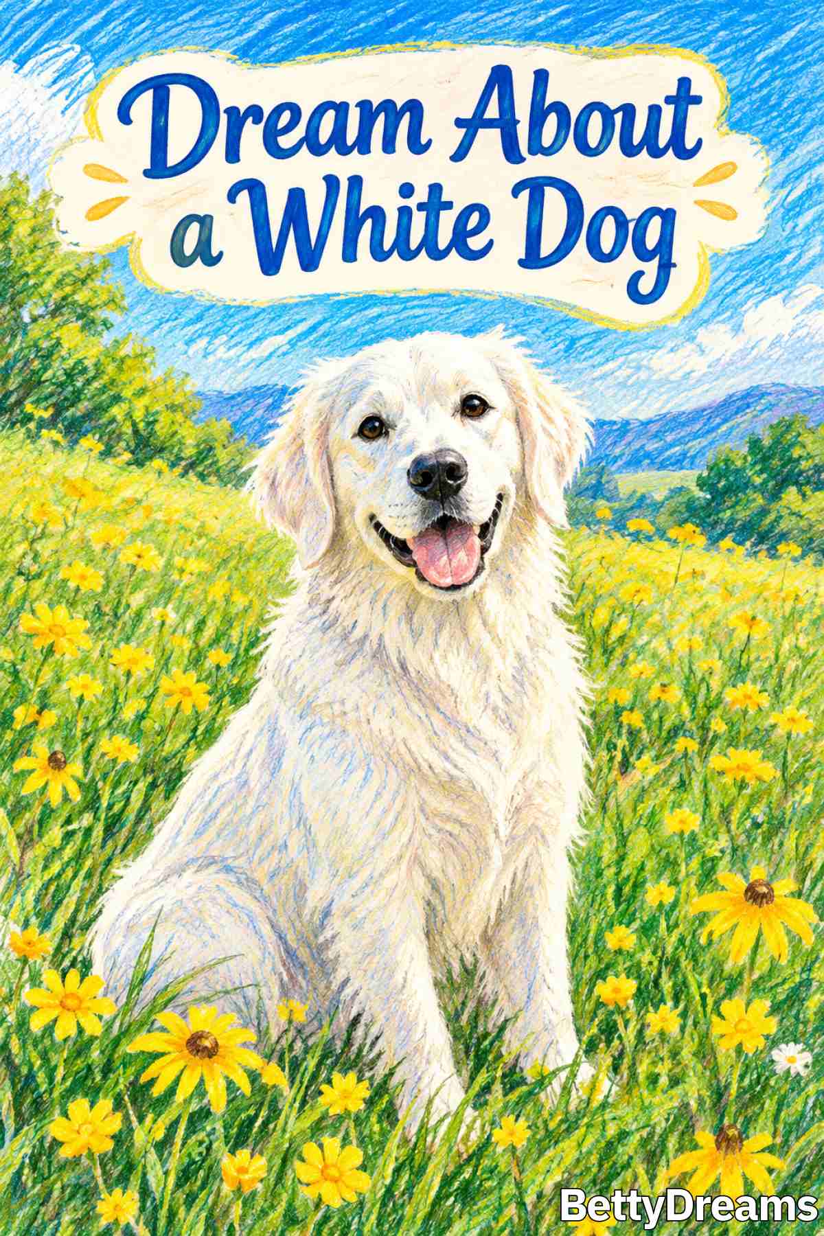 dreaming about a white dog
