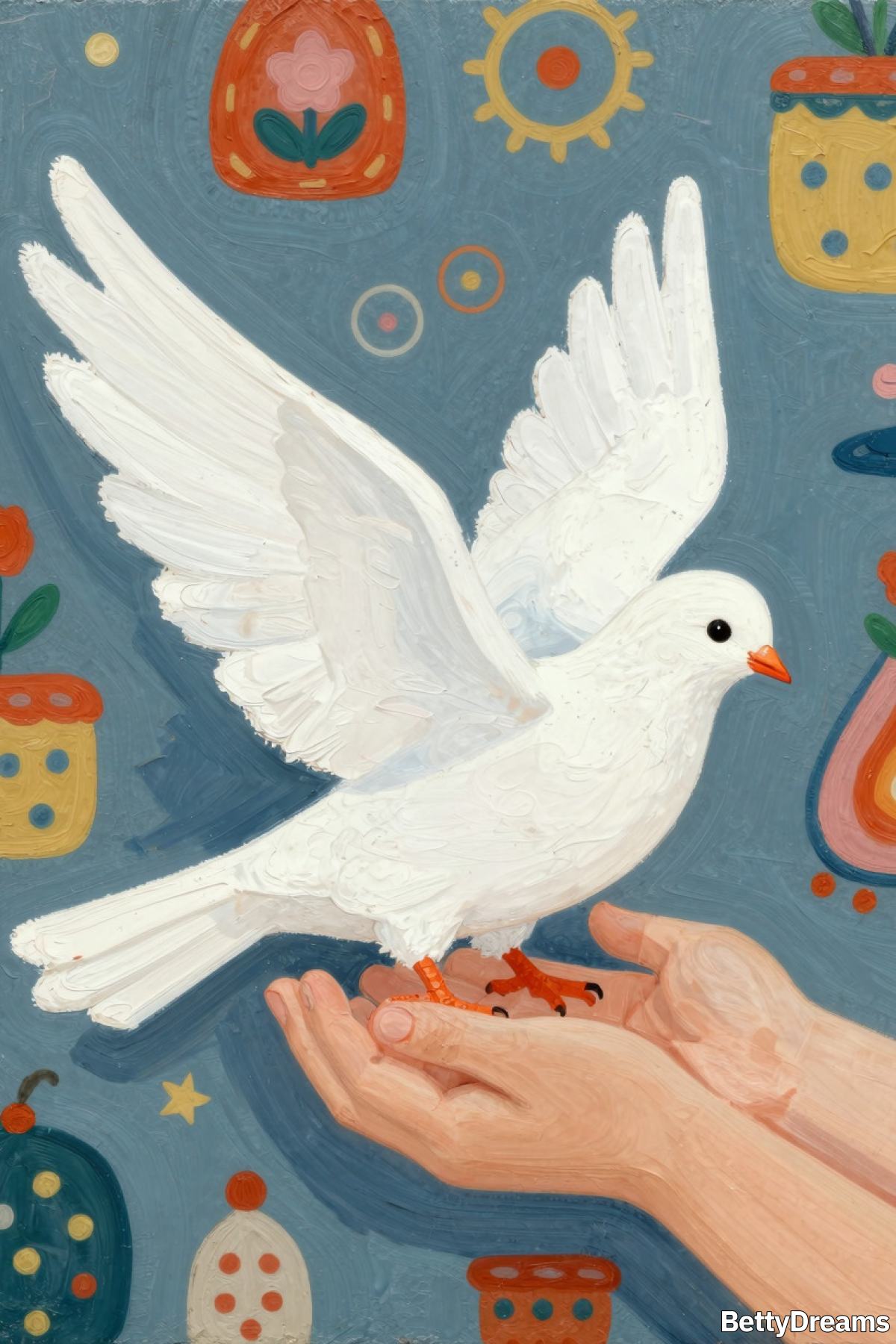 seeing a white dove in dream