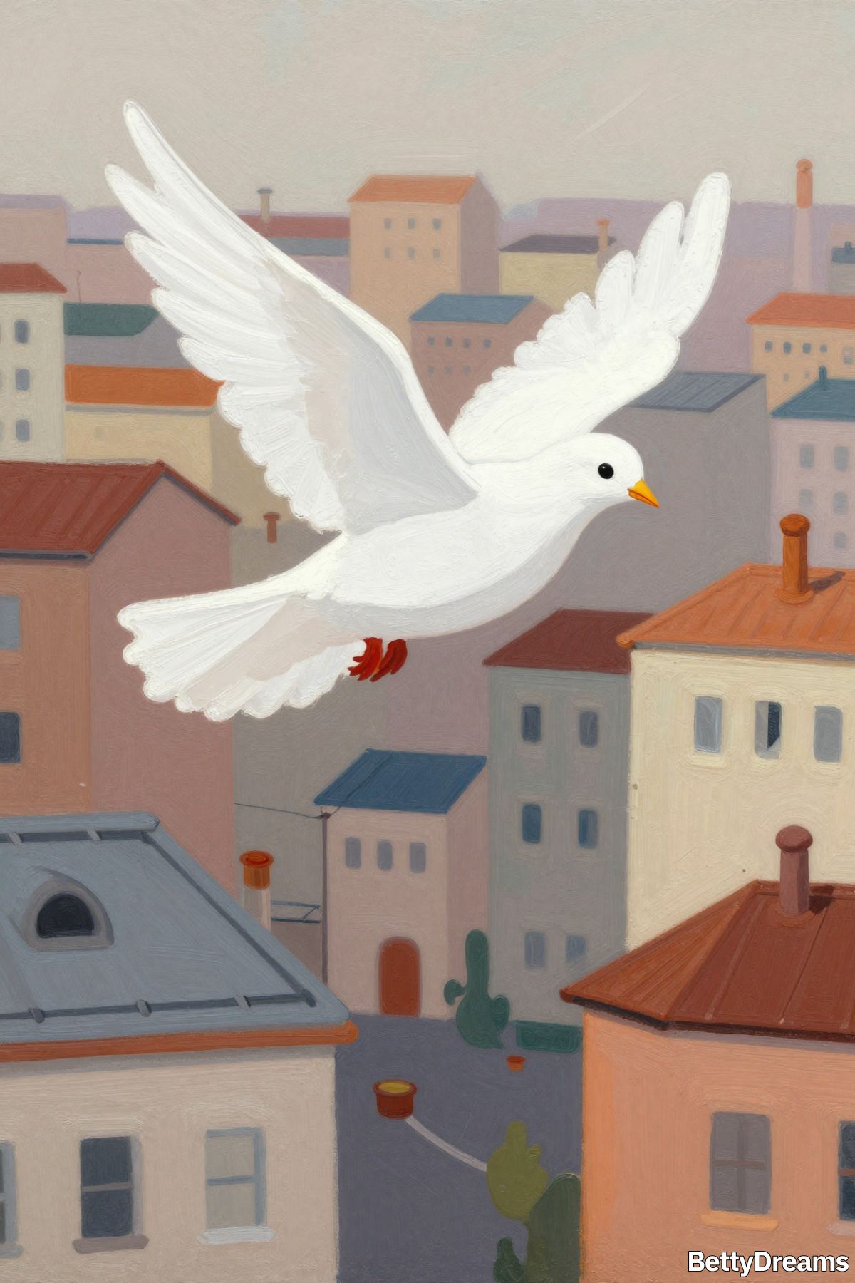 dreaming about a white dove