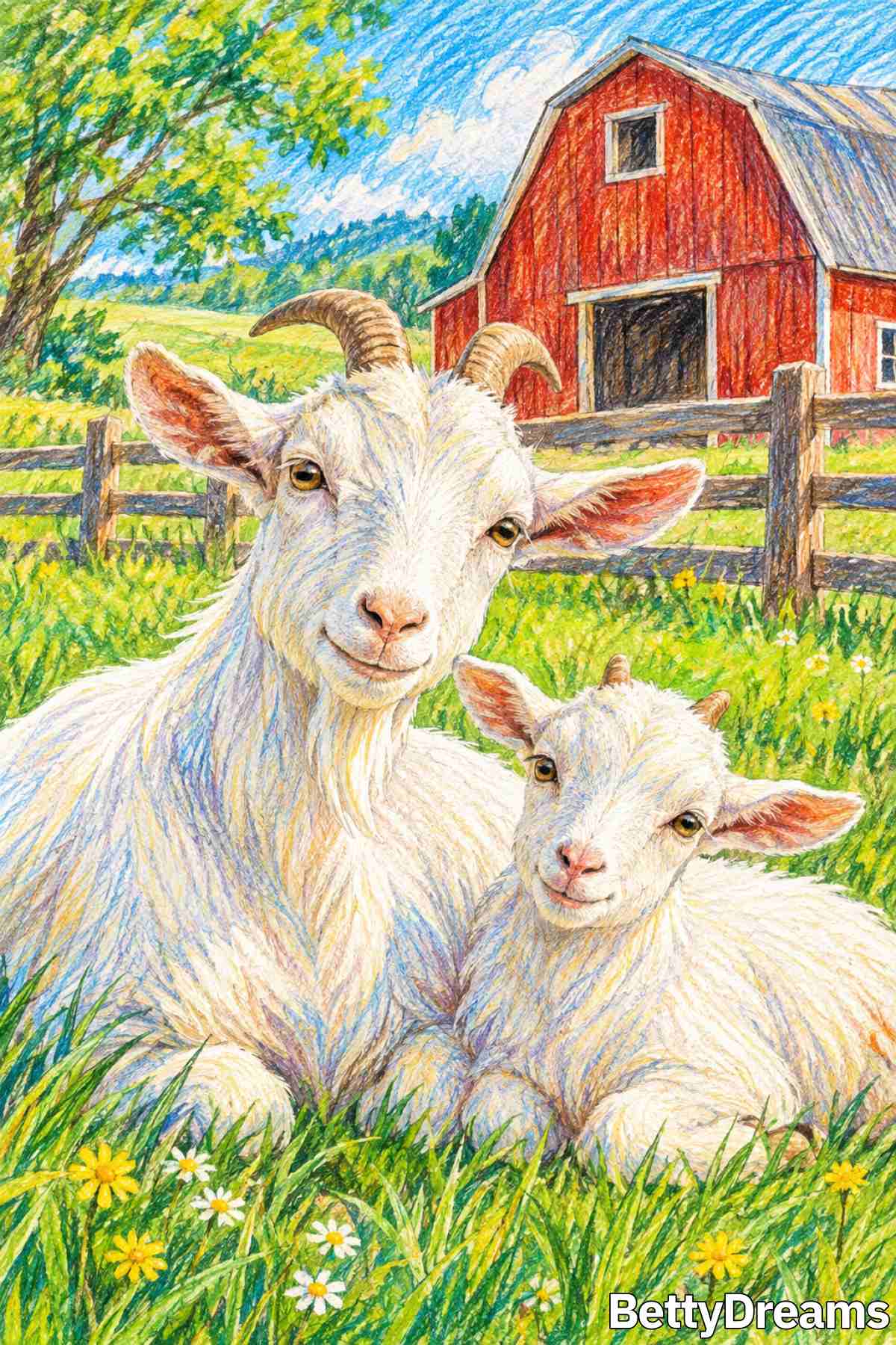white goat in dream