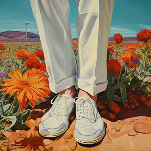 dream about white shoes