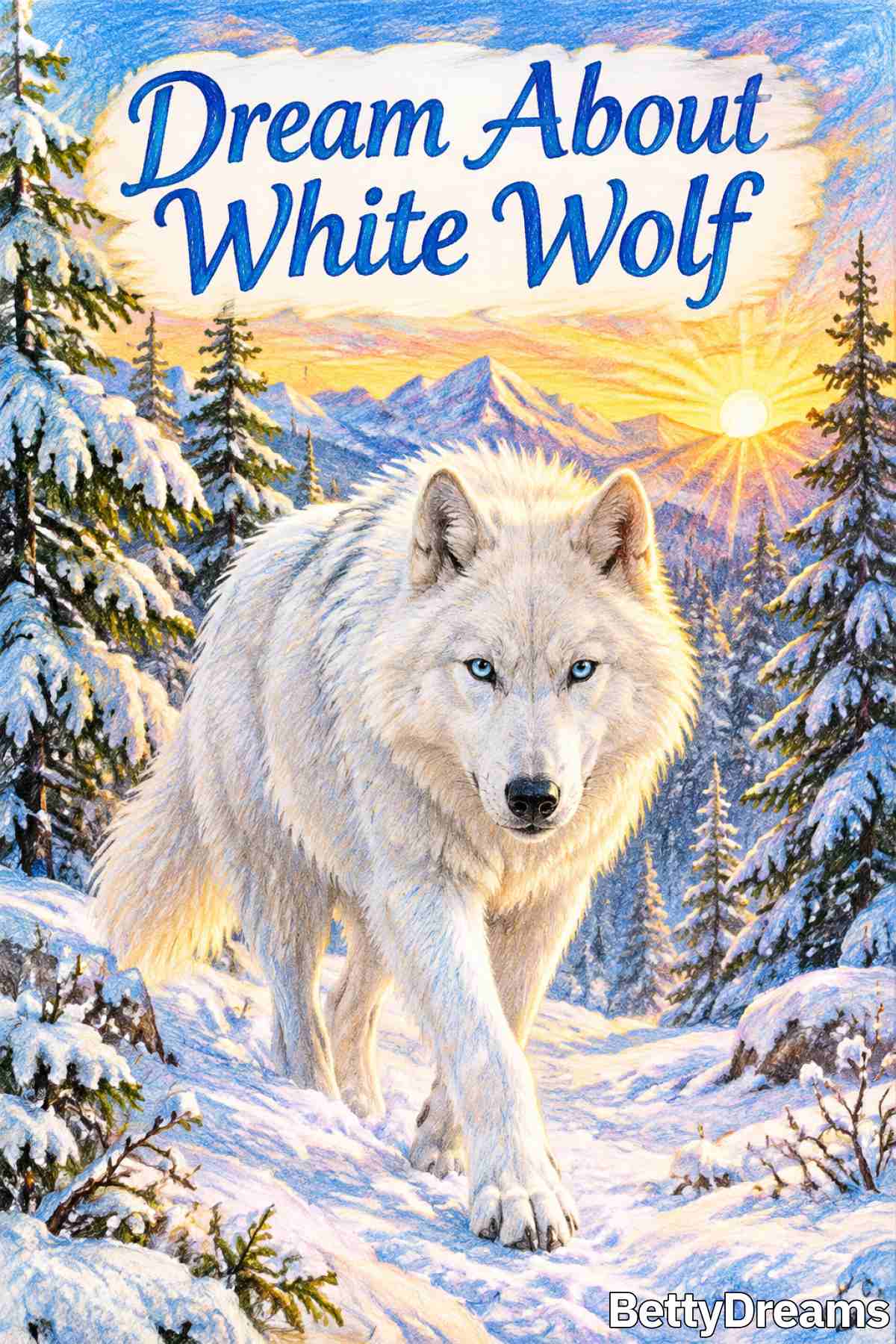 dream about white wolf