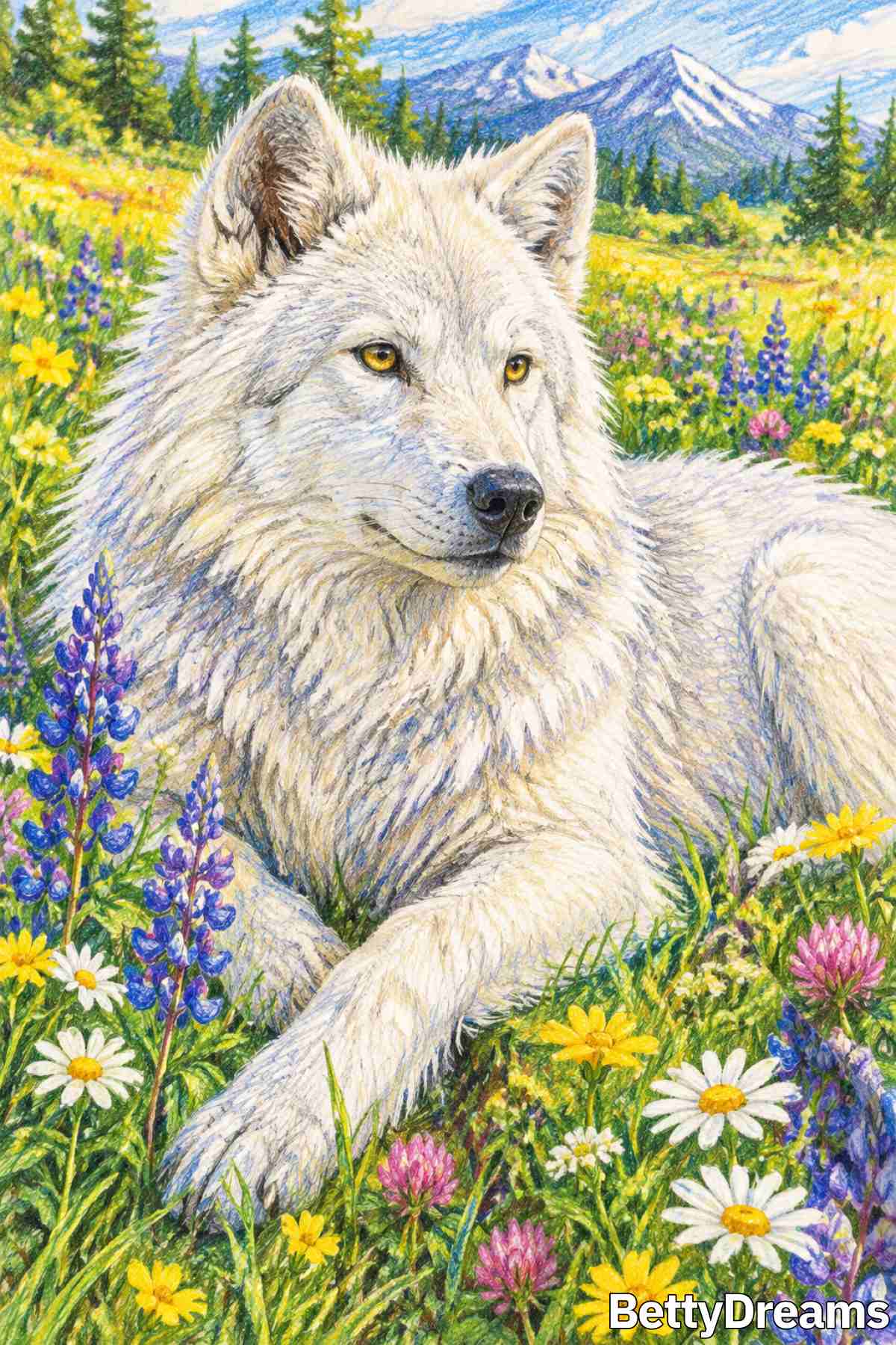 meaning of white wolf in dream