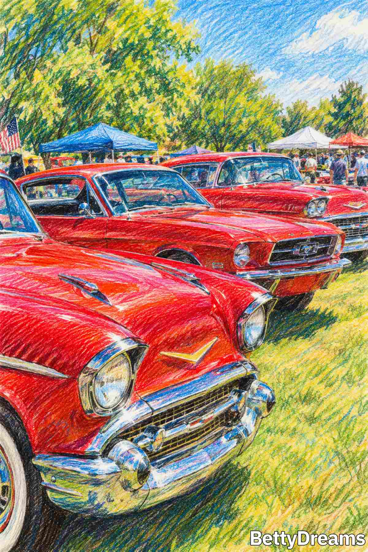 having a dream about a red car