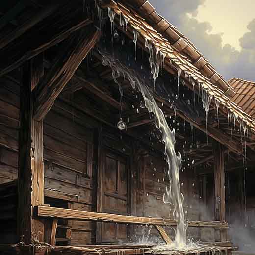 dream of a leaking roof