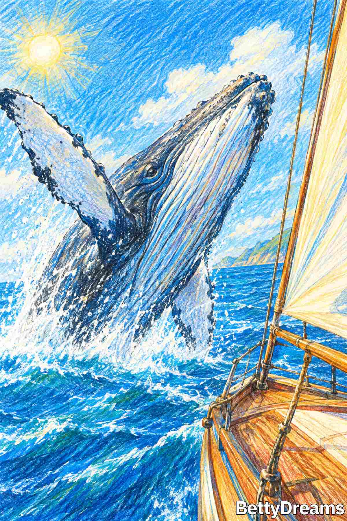 having a dream about a whale leaping from the ocean