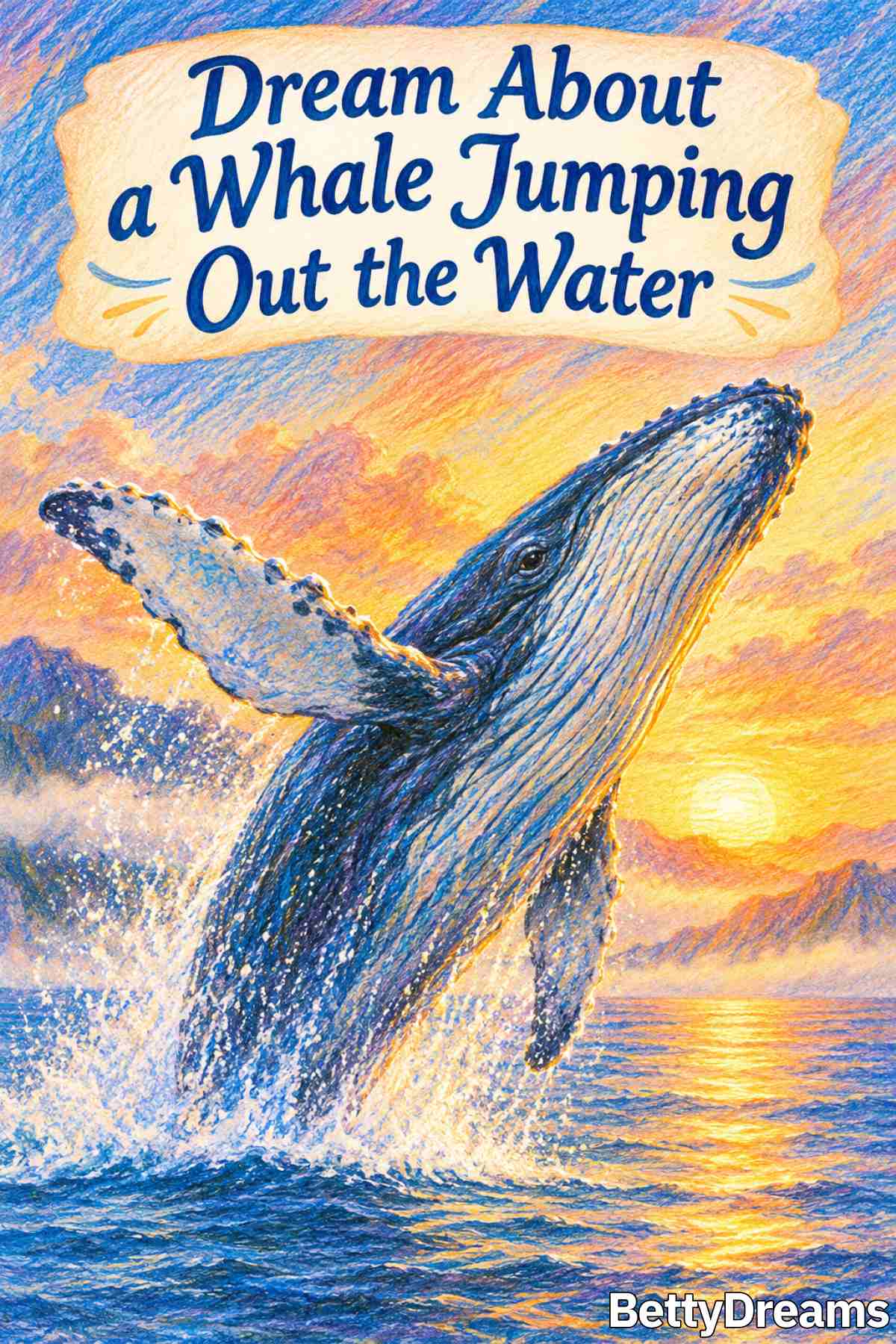 whale jumping out of water in dream